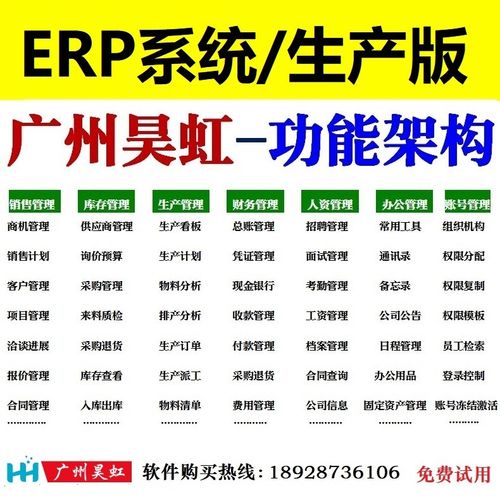 erp生产管理软件系统(终身使用,18年专业品牌服务)销售版