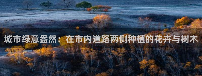 下载新宝gg：城市绿意盎然：在市内道路两侧种植的花卉与树木